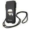 Karl Lagerfeld Torebka KLHCP12MOPHKHK6,1 czarny/black hardcase Saffiano Ikonik Karl`s Head